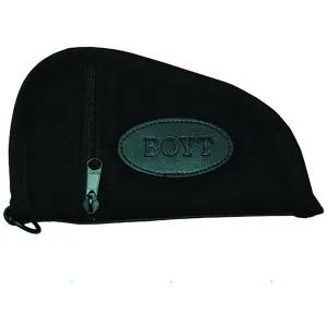 Boyt Heart-Shaped Soft Pistol Case with Pouch 8" Canvas Black