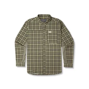 Marsh Wear Men's Lenwood Hagood Tech Long Sleeve Shirt Canteen Large