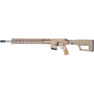 Geissele GFR Stratomatch Semi Automatic Rifle 22 Advanced Rifle Cartridge (22 ARC) 20" Black Threaded Barrel Desert Dirt Frame Desert Dirt Pistol Grip