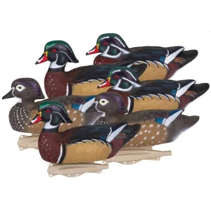 Flambeau Storm Front 2 Wood Duck Decoys 6PK