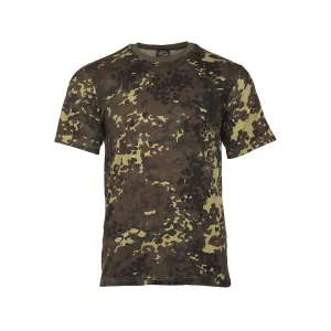 Mil-Tec Men's Short Sleeve T Shirt Flecktarn Camo XL