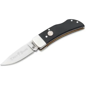 Boker Knives Treebrand Pocket Pocket Knife 1.97" Drop Point D2 Satin Blade Bone Handle Black