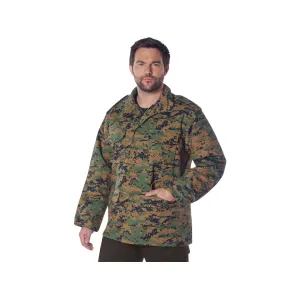 Rothco Men's M-65 Field Jacket Woodland Digital Camo Medium