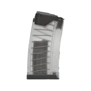 Lancer Systems L5 AWM 10/20 Advanced Warfighter AR-15 Magazine 223 Remington, 5.56x45mm, 300 AAC Blackout 10-Round Polymer Translucent Clear