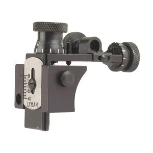 Lyman 57SMET Rear Sight for Mauser and Springfield Rifles Blued