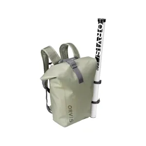 Orvis PRO Waterproof Roll Top Tackle Backpack Cloudburst