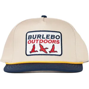 Burlebo Men's Outdoorsman Hat Cream/Navy/Gold One Size Fits Most