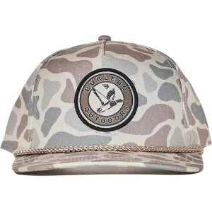 Burlebo Men's Circle Mallard Hat Classic Deer Camo One Size Fits Most