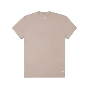 Burlebo Men's Go To Short Sleeve Crew Neck T Shirt Sandstone XL
