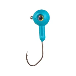 Mr. Crappie XL Stiletto 1/4oz Round Ball Jighead Cyan