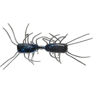 Strike King Sexy Bug 2" Creature Dice Bait Black & Blue