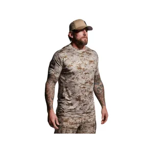 Born Primitive Men's Range Short Sleeve Crew Neck T Shirt Desert Digital Camo XL