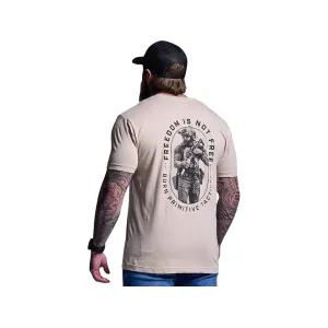 Born Primitive Men's Tactical Operator Short Sleeve Crew Neck T Shirt Tan 2XL