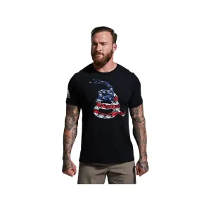 Born Primitive Men's Gadsden Flag Short Sleeve Crew Neck T Shirt USA 2XL