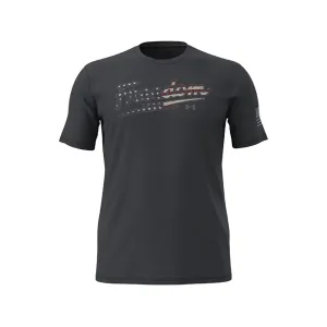 Under Armour Men's Freedom Verbiage Short Sleeve T Shirt Anthracite/Titan Gray 2XL