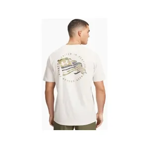 Under Armour Men's Freedom Service Short Sleeve T Shirt Summit White/Federal Tan 2XL