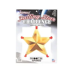 Woody's Targets Famous Falling Star Challenge Cardstock Target