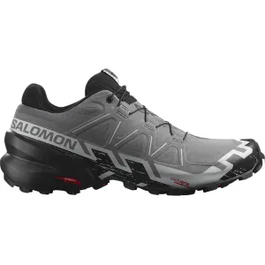 Salomon Men's Speedcross 6 Hiking Shoes Synthetic Quiet Shade/Black/Pearl Blue 13 EE