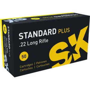 SK Standard Plus 22LR Ammo 40 Grain Round Nose Box of 500 (10 Boxes of 50)