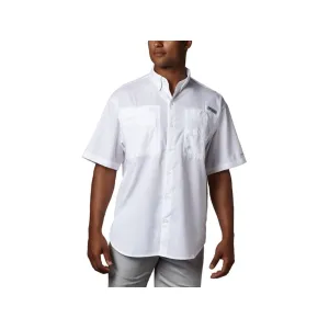 Columbia Men's PFG Tamiami II Short Sleeve Shirt White 2XL Tall