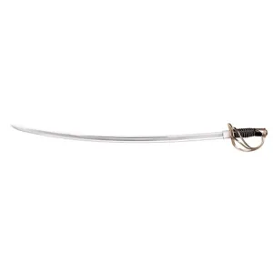 Cold Steel US 1860 Heavy Cavalry Saber 36" 1055 Carbon Steel Blade Leather Wrapped Handle Black