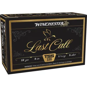 Winchester Last Call TSS 12 Gauge Ammo 3" #5 Tungsten Shot 1-1/4 oz Case of 100 (10 Boxes of 10)