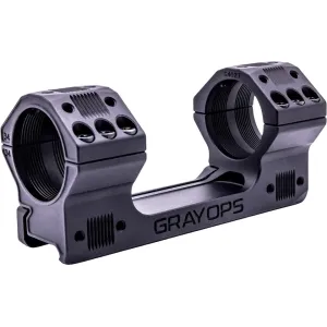 Gray Ops CNC Precision 1-Piece Picatinny 20 MOA Scope Mount 34mm Rings 1.540 Height