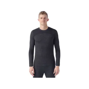 Smartwool Men's Intraknit Thermal Long Sleeve Base Layer Shirt Charcoal/Black Medium