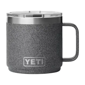 YETI Rambler 2.0 14 oz Mug with Magslider Lid Black Stone