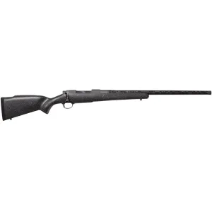 Nosler M48 Mountain Carbon Bolt Action Rifle 280 Ackley Improved 24" Cerakote Threaded Barrel Tungsten Frame Shale Gray Monte Carlo Stock