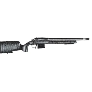Christensen Arms Field Proof BA Tactical Bolt Action Rifle 223 Remington 18" Carbon Fiber Threaded Barrel Black Nitride Frame Black/Gray Spiderweb Adjustable Comb Stock