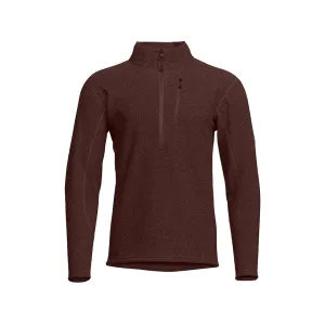Sitka Gear Men's Snowcrest Half Zip Sweatshirt Cherry Wood Heather Large