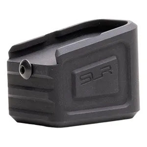SLR Rifleworks Extended Magazine Plate for Glock 17 +0 9mm California Legal Black