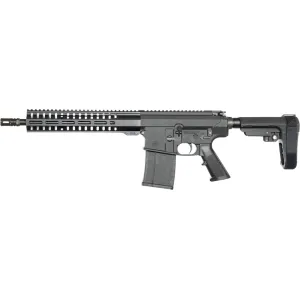 Andro Corp Industries ACI-10 308 Winchester Pistol 12.5" Threaded Barrel 20+1 Round Black Pistol Brace Stock
