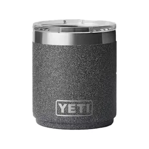 YETI Rambler 10 oz Lowball 2.0 with Magslider Lid Black Stone