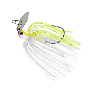 Z-Man Chatterbait Jackhammer Baby Jack Bladed Jig Chartreuse/White 3/8 oz