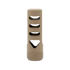 Weatherby Accubrake DST Muzzle Brake .760 1/2"-28 Thread FDE