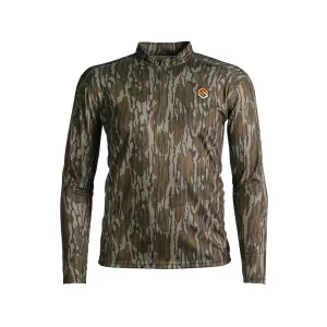 Scent-Lok Men's Featherweight Quarter Zip Shirt Mossy Oak Original Bottomland 2XL