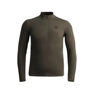 Scent-Lok Men's Featherweight Quarter Zip Shirt Loden Medium