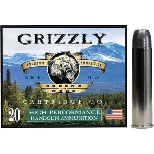 Grizzly Cartridge Bear Load 460 S&W Magnum Ammo 400 Grain Flat Nose Box of 20