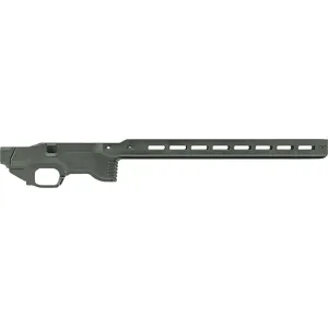 MDT ACC Premier Gen 2 Chassis Base Ruger American Short Action Right Hand Charcoal Green