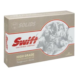 Swift High Grade Dangerous Game Hunting 375 Ruger Ammo 300 Grain Swift Break-Away Solid Polymer Tip Box of 20