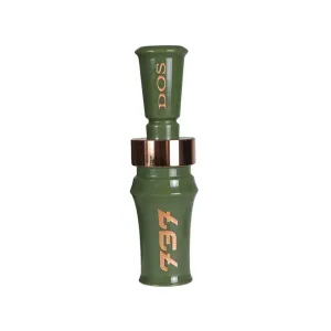 737 Dos Duck Call Army Man Green