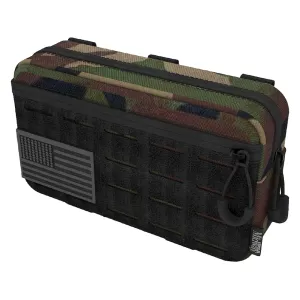 MidwayUSA Tactical MOLLE Admin Pouch Woodland Camo