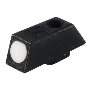 Glock Front Sight Gen 1, 2, 3, 4, 5 Steel Black White Dot