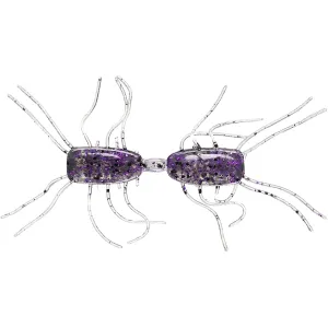 Strike King Sexy Bug 3" Creature Dice Bait Smoke Purple Black Flake