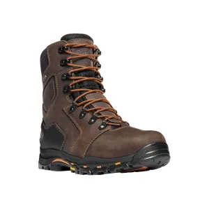 Danner Men's Vicious 8" Waterproof Work Boots Leather Brown 13 EE