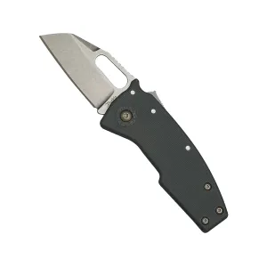 Demko Knives Nano Shark Pocket Knife 2" Shark Foot AUS-10 Satin Blade Glass Reinforced Nylon (GRN) Handle Gray