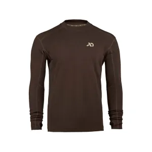 First Lite Men's Kiln Long Sleeve Base Layer Shirt Terra XL