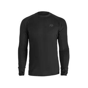 First Lite Men's Wick Long Sleeve Base Layer Shirt Black Large